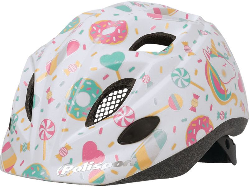 Polisport XS Premium Fahrradhelm Kinder (weiß)-XS