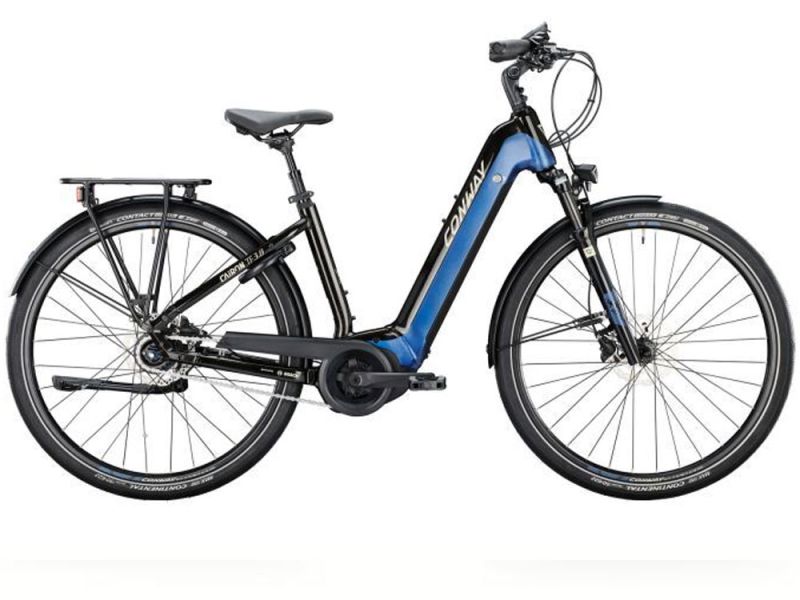 Conway Cairon TF 3.8 Low | Trekking E-Bike | 28" | 625Wh | Bosch | darkblue metallic matt / platin matt