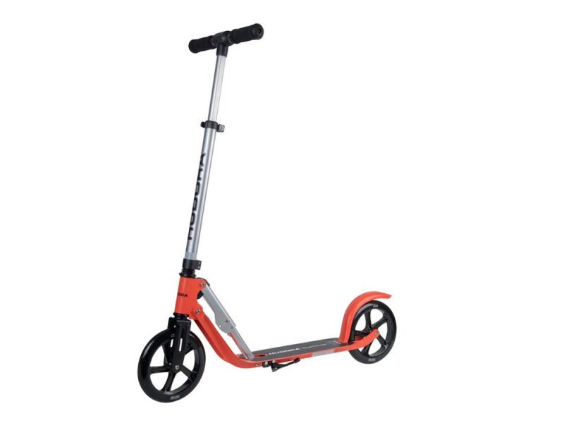 Hudora Big Wheel Pure 205 City Scooter (silber / rot | 8" | Alu)