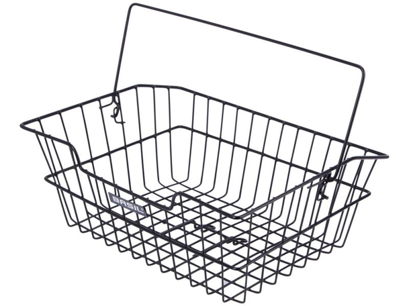 Basil Cairo rear basket (black)