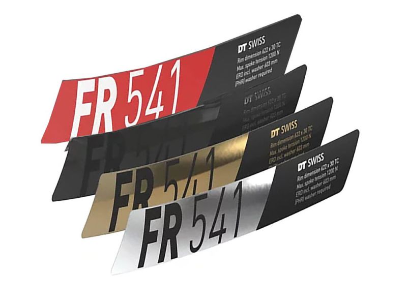 DT Swiss FR 541 Dekor-Set (27x30 DB | rot / gold / schwarz)