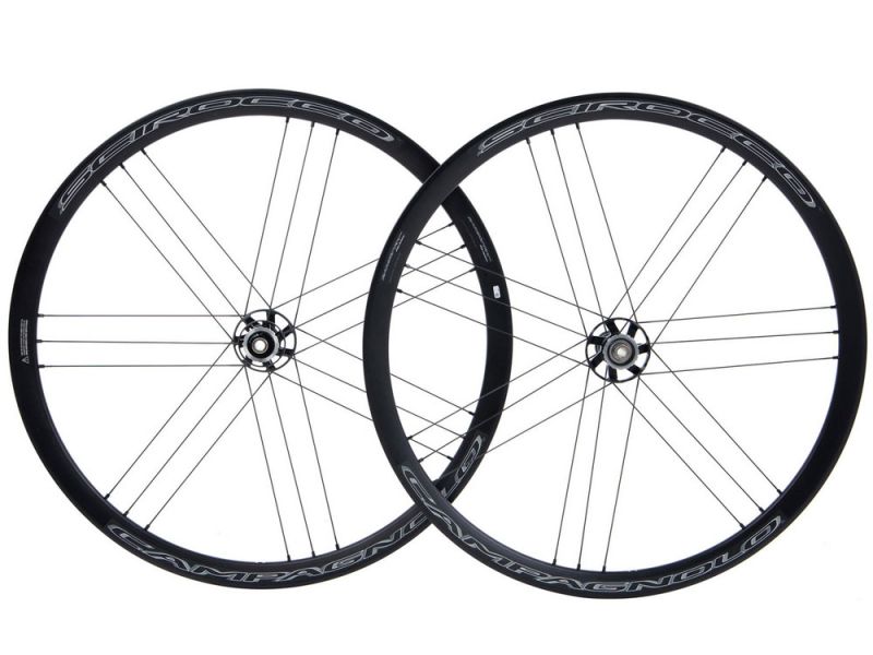 Campagnolo Scirocco DB road wheelset (HH12 / HH15 HG AFS | black)
