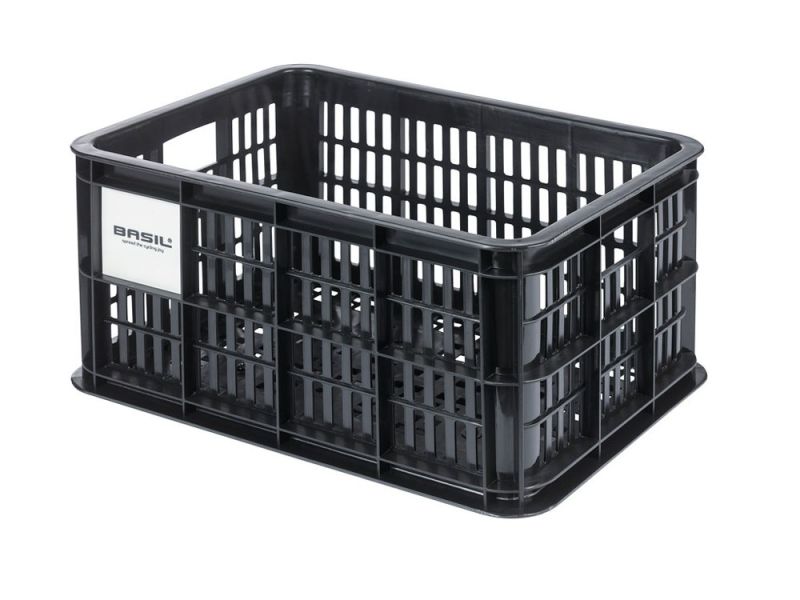 Basil Crate S MIK Fahrradkiste (17.5 Liter | schwarz)