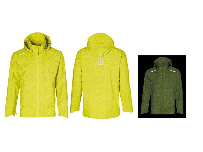 Basil Skane HiVis Regenjacke Herren (neongelb)