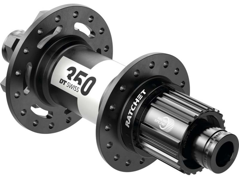 DT Swiss 350 MTB DB Hinterradnabe (148/12mm TA Boost | IS 6-Bolt | 28 Loch | Shimano 12 Light)