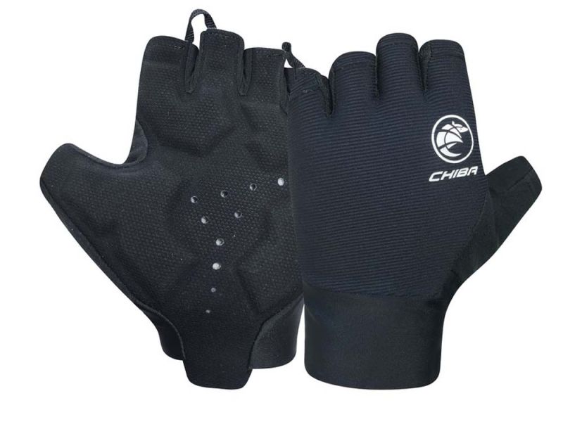 Chiba Team Pro Fahrradhandschuhe (schwarz)