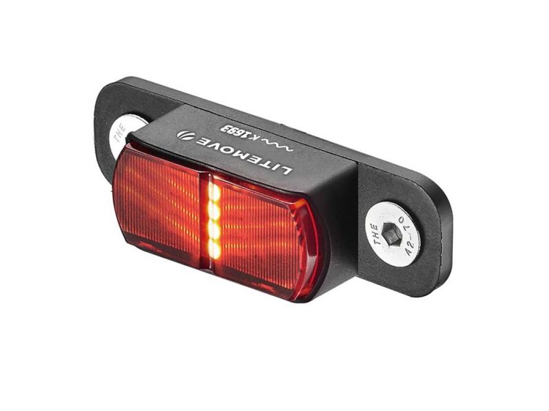 Litemove TS-RK Fahrradrücklicht (für Gepäckträger 50mm Lochabstand)