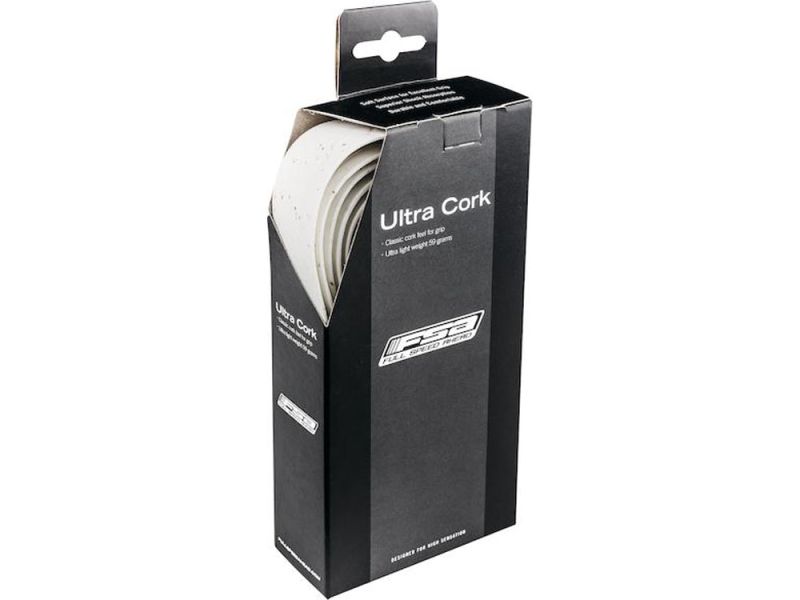 FSA Ultra Cork Handlebar Tape (white)
