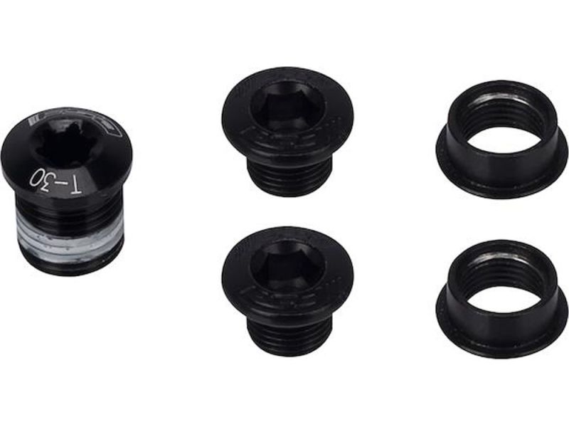 FSA Chainring Bolts for 386 Megatooth (5-piece | black)