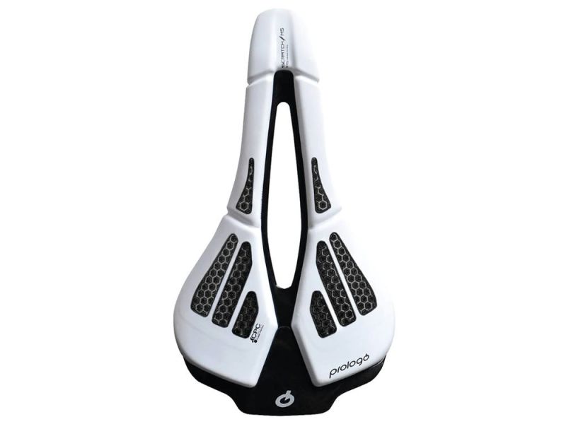 Prologo Scratch M5 PAS CPC Fahrradsattel (250x140mm | Tirox | weiß / schwarz)