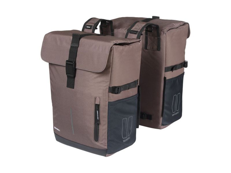 Basil Move Doppelpacktasche (30 Liter | braun)