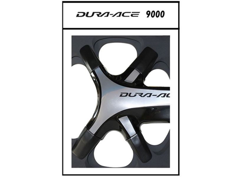 TA X110 Cover Kit Kettenblatt für Shimano Dura Ace 9000 (schwarz)