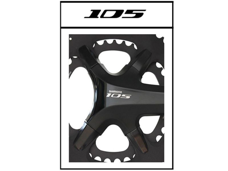 TA X110 Shimano 105 Kettenblatt Cover (schwarz)