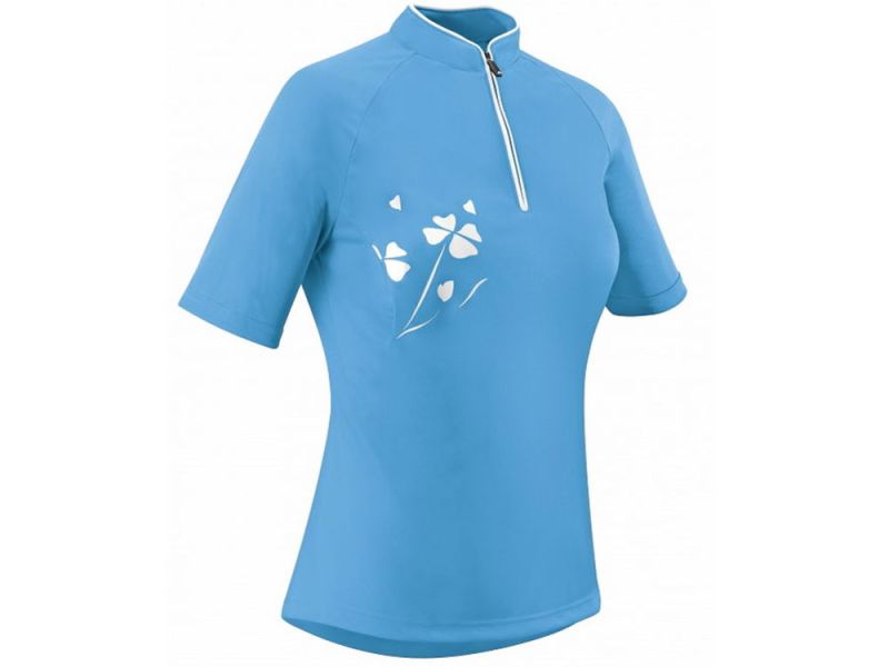 Vaude Craggy cycling jersey women (skyline)