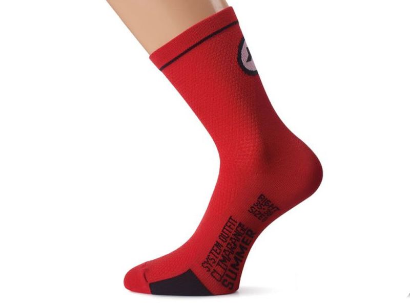 Assos équipeSock_evo7 cycling socks (national red)