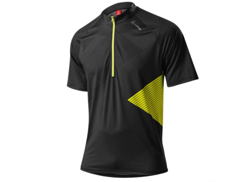 Löffler Monaco HZ cycling jersey men (black / yellow)