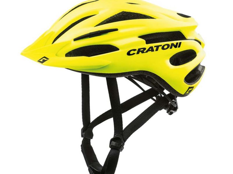 Cratoni Pacer Fahrradhelm (neongelb)