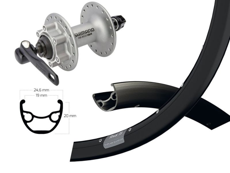 BikeParts Ryde Rival 19 Vorderrad (29“ | Deore 100 SSP | IS-6-b)