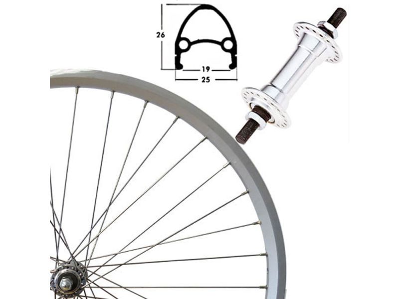 Roland Euroline Vorderrad (28" | Alunabe | silber)