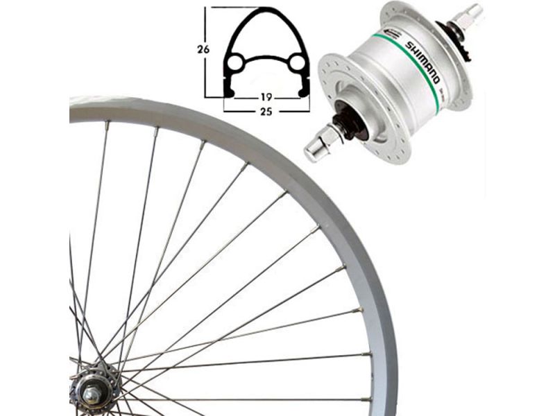 Roland Euroline Vorderrad (28" | 622-19 | DH-C3000 | silber)