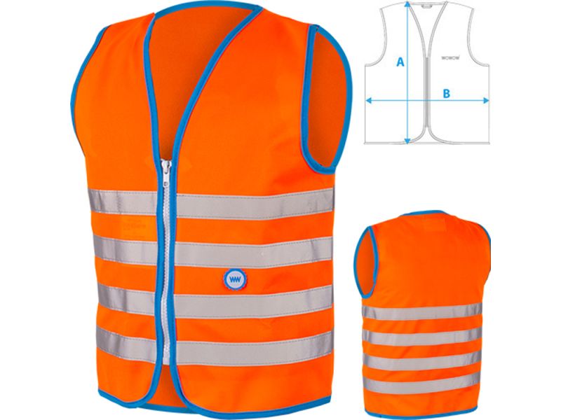 Wowow Fun Sicherheitsweste Kinder (orange)