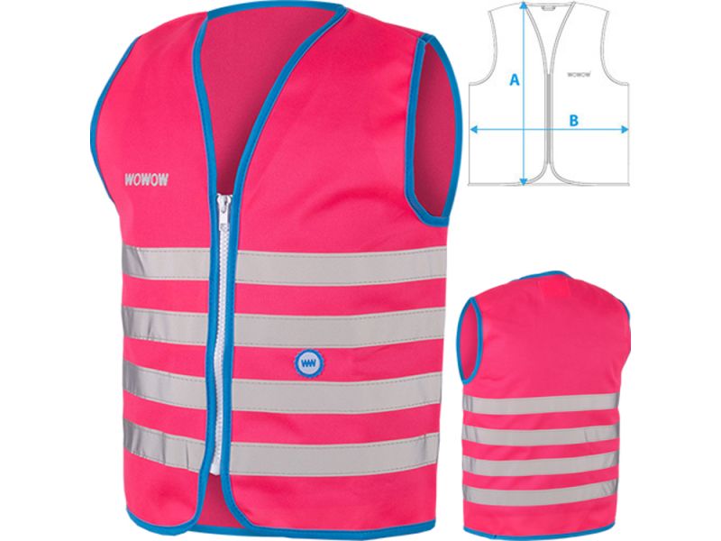 Wowow Fun Sicherheitsweste Kinder (pink)