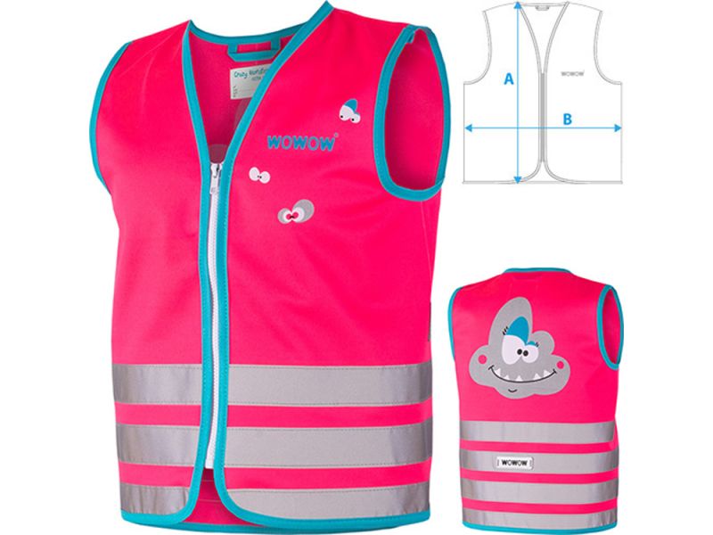 Wowow Crazy Monster Sicherheitsweste Kinder (pink)