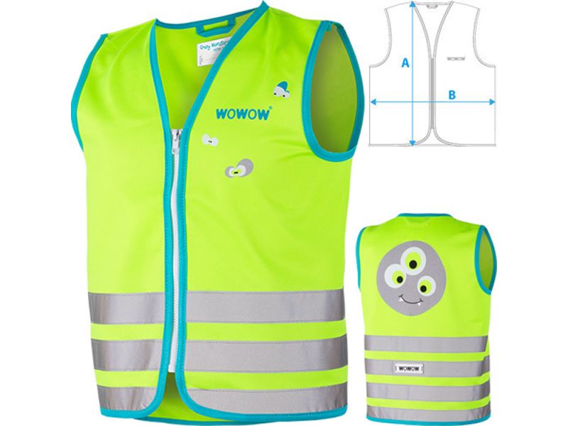 Wowow Crazy Monster Sicherheitsweste Kinder (grün)