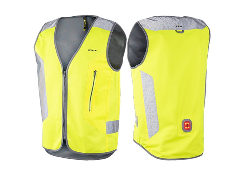 Wowow Tegra USB-Rücklicht Sicherheitsweste (gelb)
