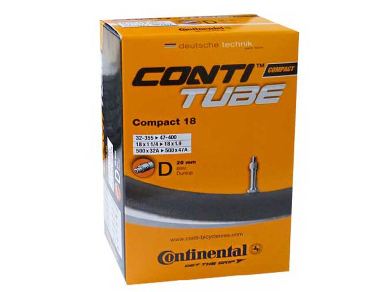 Continental Compact 18 Fahrradschlauch (32-47/355-400)