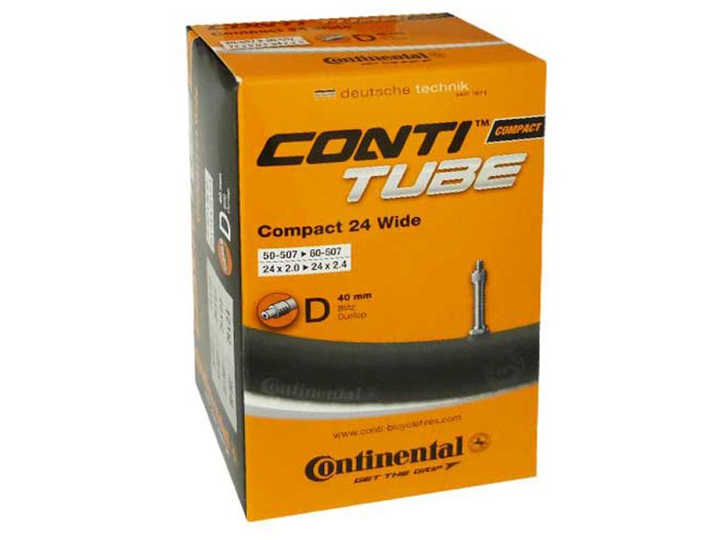 Continental Compact 24 wide Fahrradschlauch (50-57/507 D)