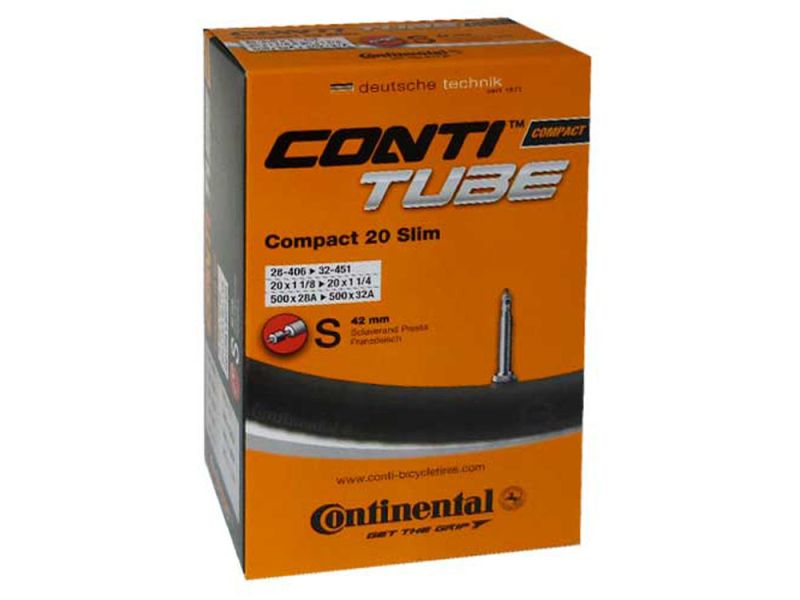 Continental Compact 20 slim Fahrradschlauch (28-32/406-451)