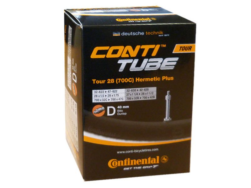 Continental Tour 28 Hermetic Fahrradschlauch (32-47 / 609-642 D)