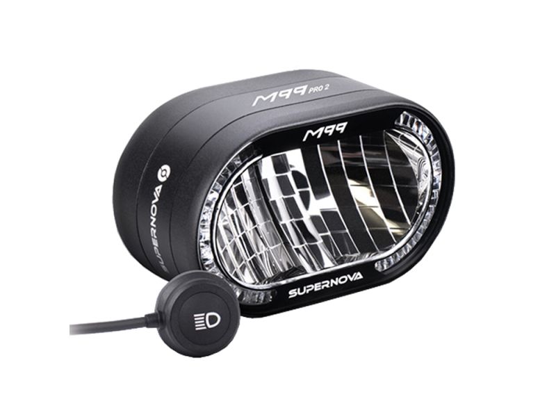 Supernova M99 PRO 2 E-25 E-Bike-Scheinwerfer (450 lux | schwarz)