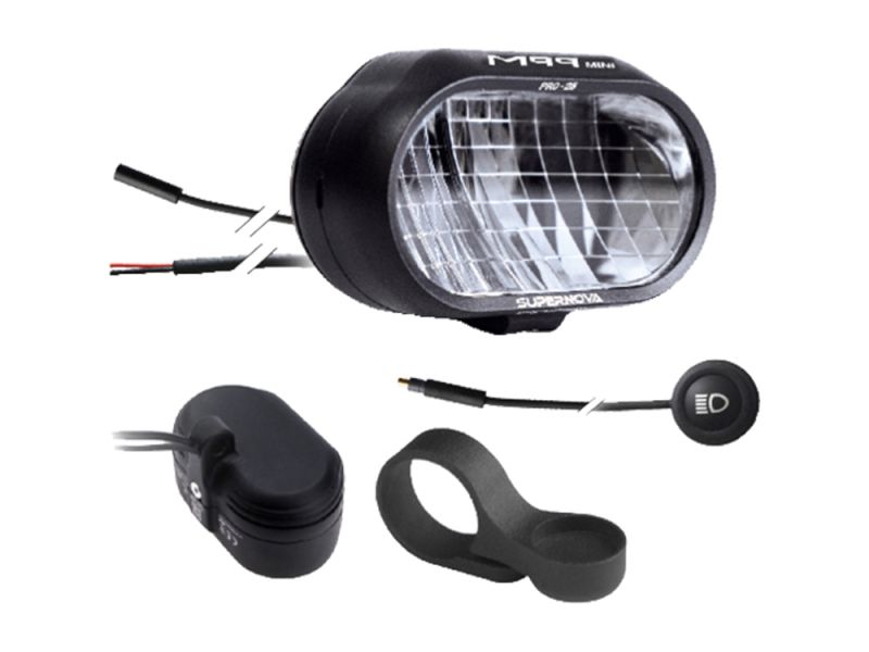 Supernova M99 MINI PRO E-25 E-Bike-Scheinwerfer (300 lux | schwarz)