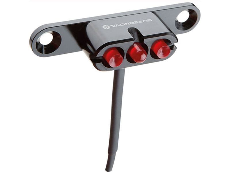 Supernova E3 TAIL LIGHT 2 FR E-Bike-Rücklicht (12V | Gepäckträgermontage | (schwarz)