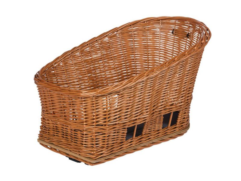 Basil Pasja M Tierfahrradkorb (30 Liter | MIK | natural)