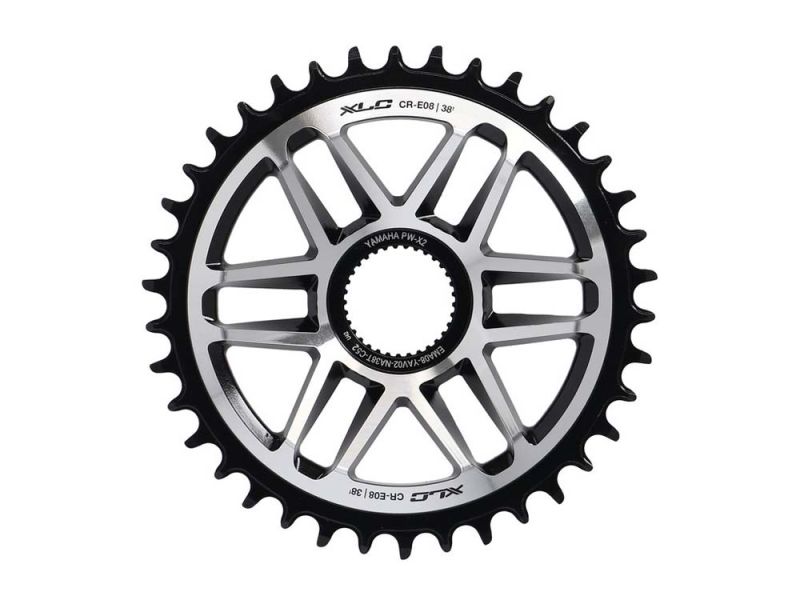 XLC CR-E08 Kettenblatt für E-Bike (Yamaha PW-X2 | direct mount | 38 Zähne)