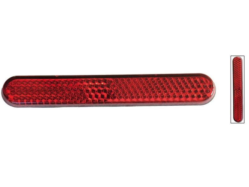 b&m Rear reflector with adhesive foil for vertical mounting (red)