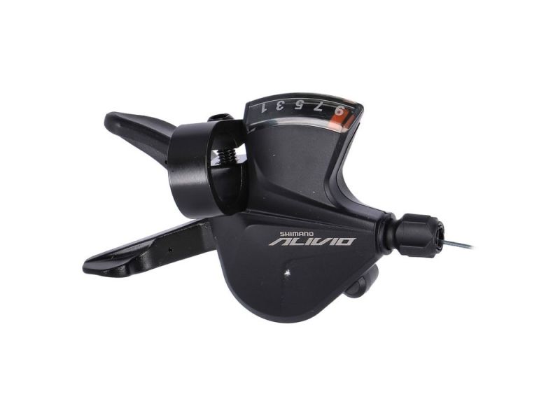 Shimano Gearshift Alivio SL-M3100R 9-fold, right, 2050mm, Rapidfire (black / silver)