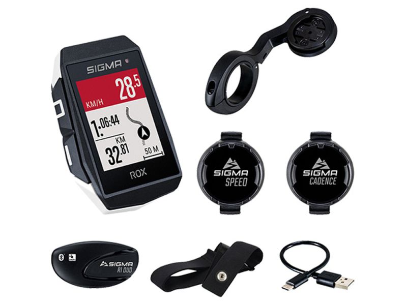 Sigma ROX 11.1 EVO GPS Computer (Sensor-Set | (weiß)