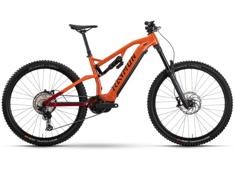 Raymon Trailray 170 Pro | E-MTB Fully | 29" | 800Wh Yamaha PW-XM | tangerine / red / black