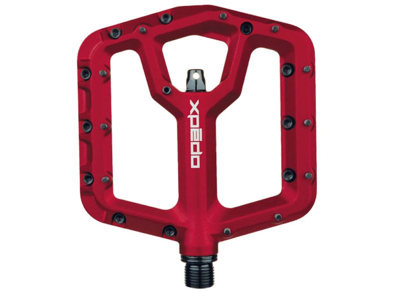 Xpedo Trident bicycle pedals (9/16" | XMX28AC | red)