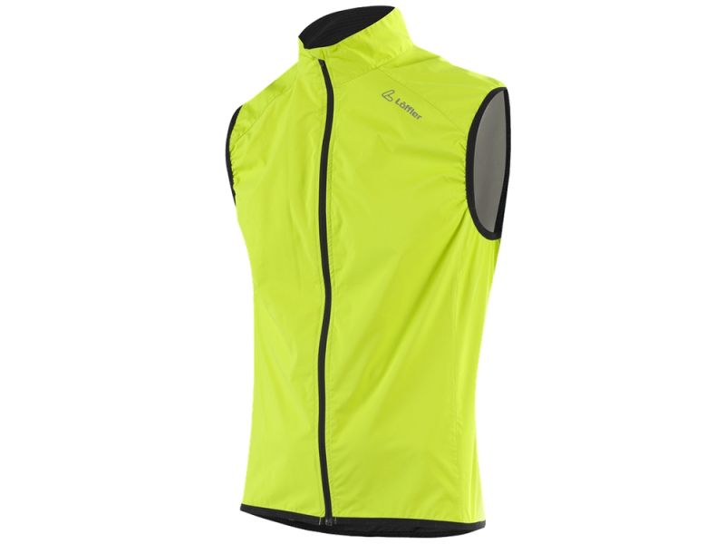 Löffler Active cycling waistcoat men (yellow)