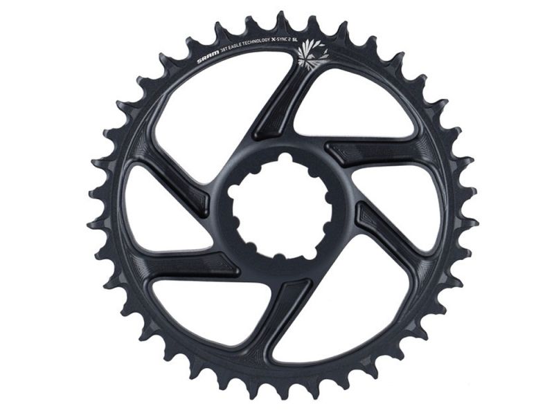 SRAM X-Sync2 SL Eagle chainring (38 teeth | 12-speed | grey | Alu | offset 6mm | DM)