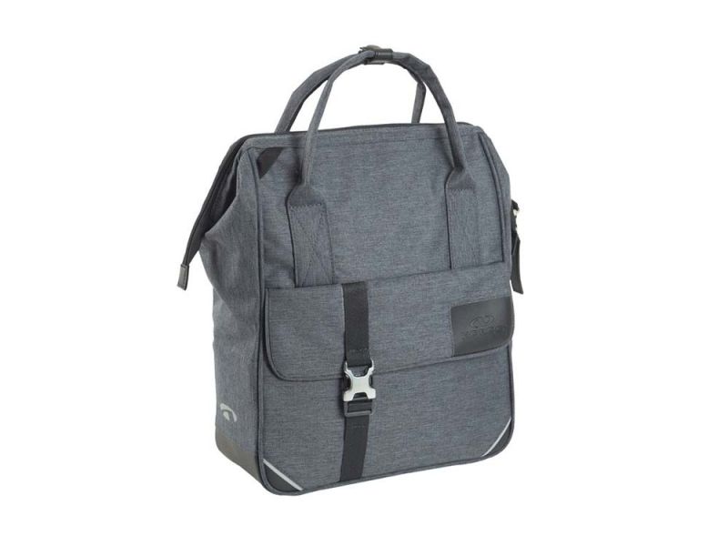 Norco Millfield Hinterradtasche (tweed grau | 12 Liter | KLICKfix)
