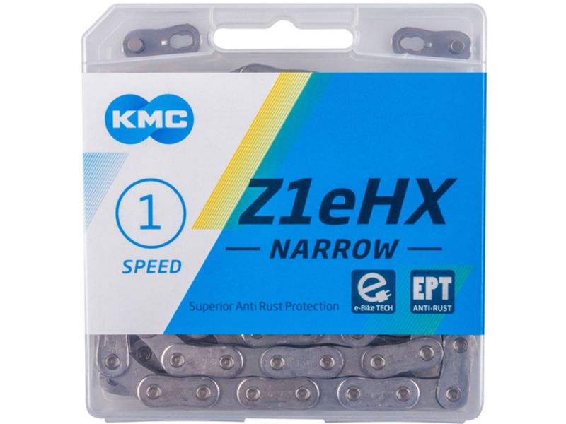 KMC Z1eHX Narrow EPT Fahrradkette (112 Glieder | 1-fach | silber)