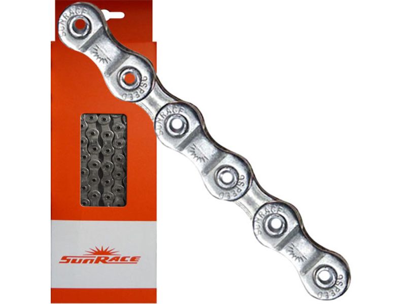 Sunrace Fahrradkette (116 Glieder | 9-fach | silber)