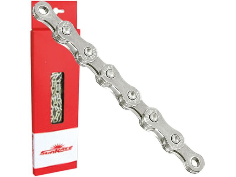 SunRace CN11A-BOX Fahrradkette (116 Glieder | 11-fach | silber)