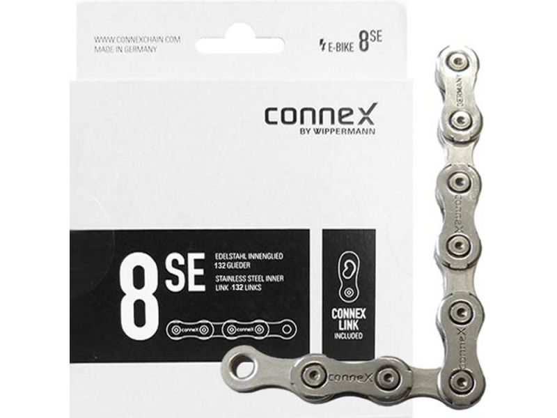 Wippermann Connex 8sE Fahrradkette (132 Glieder | 8-fach)